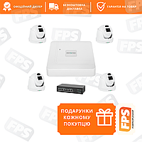 Комплект видеонаблюдения на 4 камеры GV-IP-K-W70/04 3MP (22861)