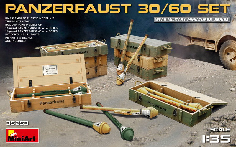 Пластикова модель 1/35 MiniArt 35253 німецькі Панцерфауст 30/60