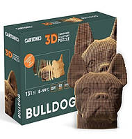 Книга Картонний конструктор "Cartonic 3D Puzzle BULLDOG"