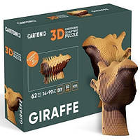 Книга Картонний конструктор "Cartonic 3D Puzzle GIRAFFE"