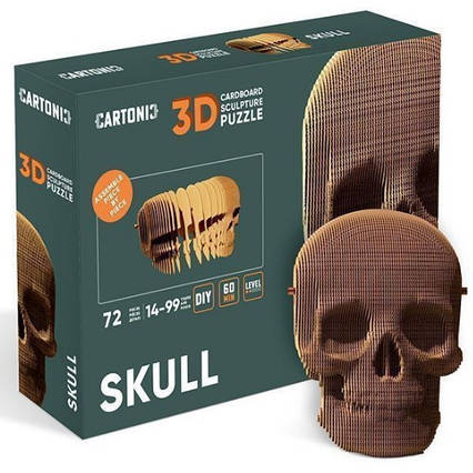 Книга Картонний конструктор "Cartonic 3D Puzzle SKULL"