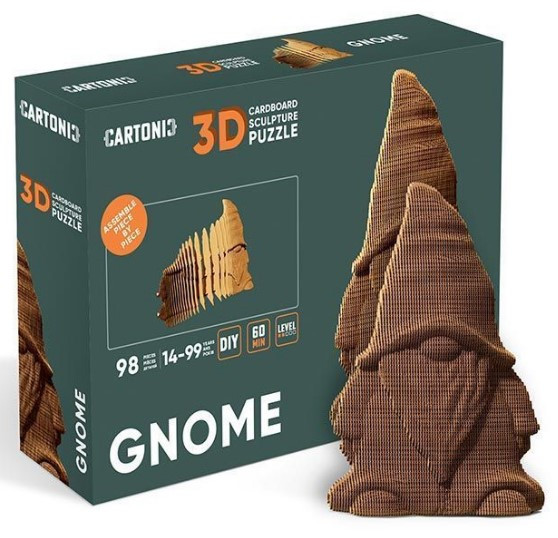 Книга Картонний конструктор "Cartonic 3D Puzzle GNOME"