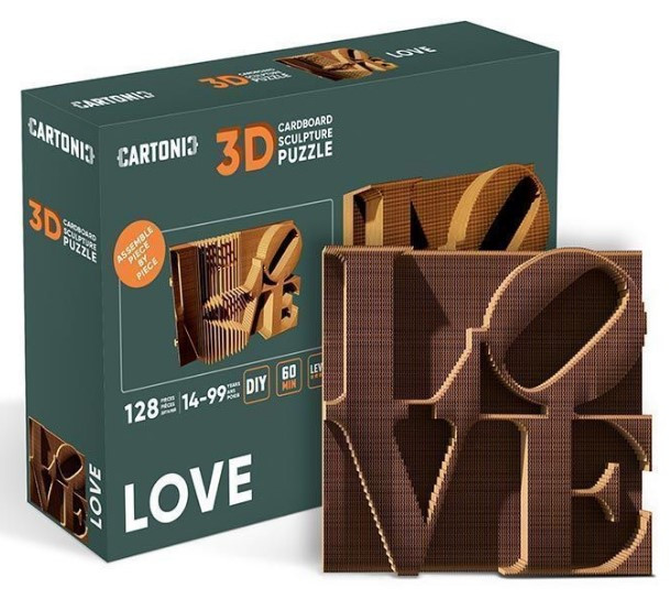 Книга Картонний конструктор "Cartonic 3D Puzzle LOVE"