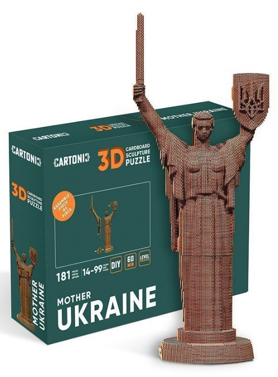 Книга Картонний конструктор "Cartonic 3D Puzzle MOTHER UKRAINE"