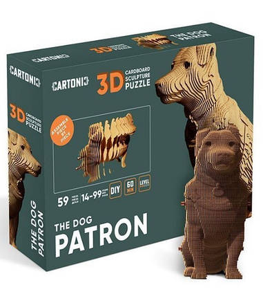 Книга Картонний конструктор "Cartonic 3D Puzzle PATRON, THE DOG"