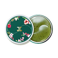 Гидрогелевые патчи с лепестками зелёного чая Jayjun Cosmetic Green Tea Eye Gel Patch 84г/60шт