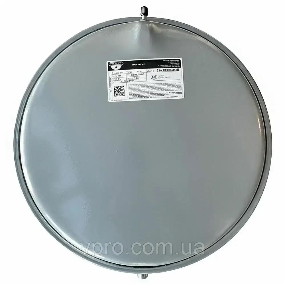 Бак розширювальний Zilmet 6 літрів 3/8" 13C0000603