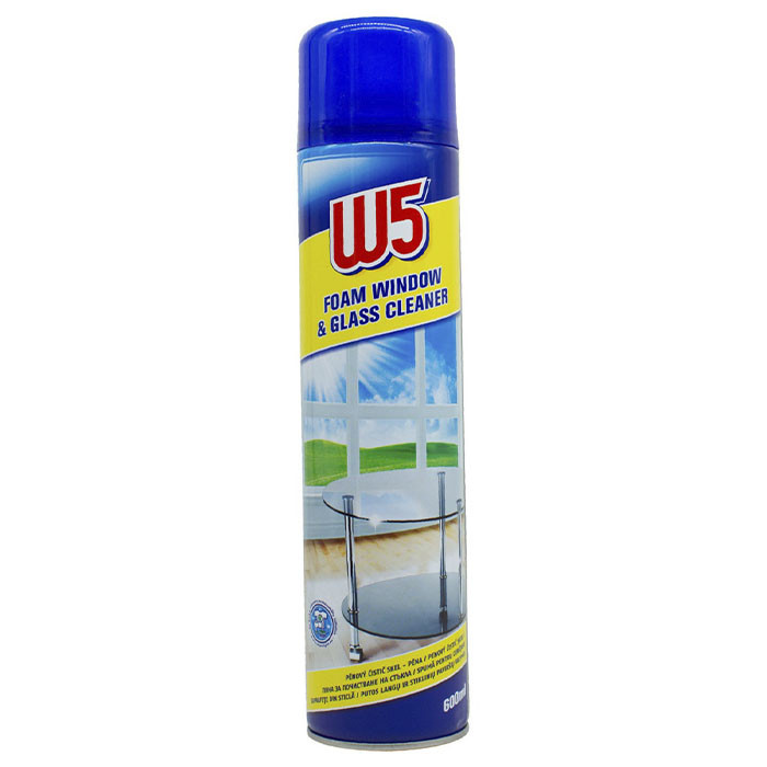 Піна для миття вікон W5 Foam Window & Glass Cleaner 600 мл, фото 1