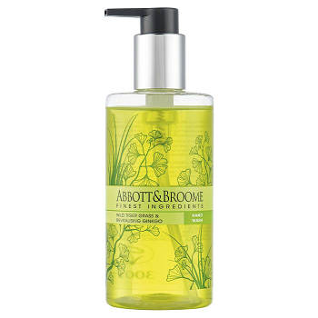 Рідке мило Abbott & Broome Wild tiger grass and Revitalising ginkgo Тигрова трава та гінкго 300 мл