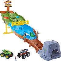 Игровой набор Hot Wheels Monster Trucks Гонки титанов HGV12