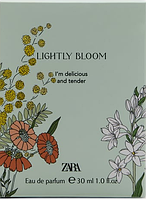 Zara Lightly Bloom 30ml Парфумована вода жіноча в новому дизайні (оригінал оригінал Іспанія)