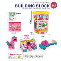 Конструктор "BUILDING BLOCK" 330 деталей JX688-198