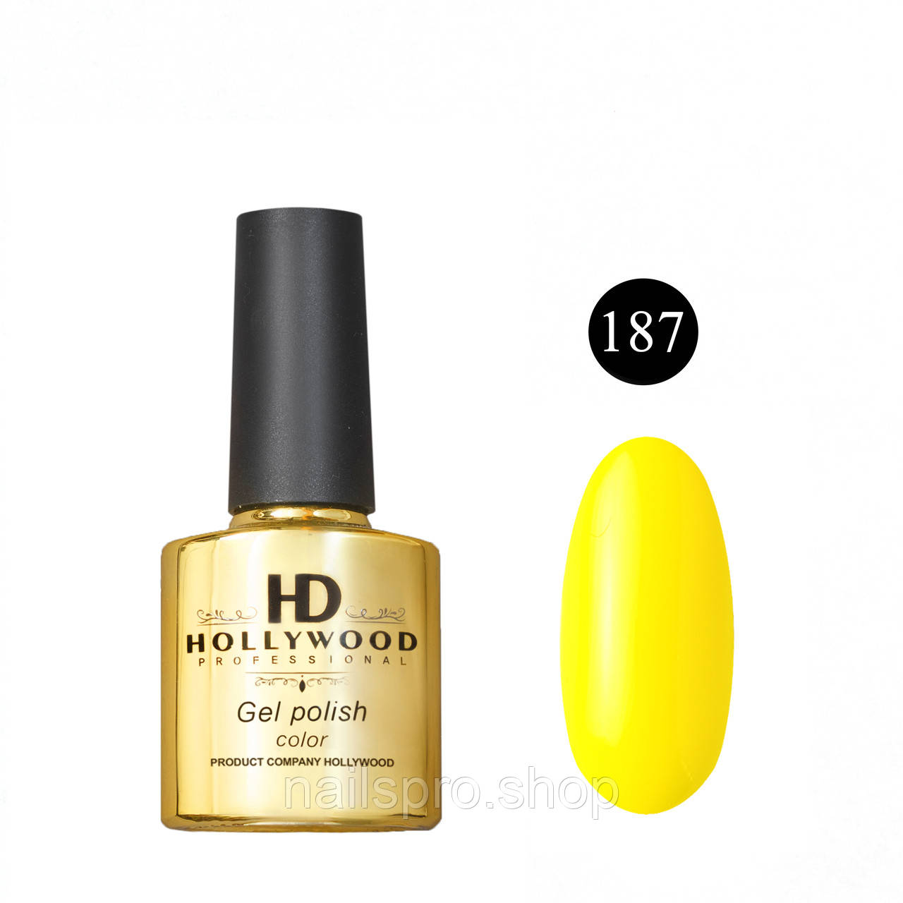 Гель лак HD Hollywod № 187, 8 ml.