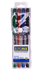 Набір з 4-х гелевих ручок BASIC SET, 4 кольори  BM.8440