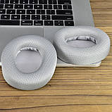 Амбушури SteelSeries Arctis Nova Pro Arctis Nova 1 Arctis Nova 7 Arctis Nova 3 Nova 7X 7P Тканинні Білі, фото 4