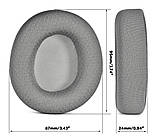 Амбушури SteelSeries Arctis Nova Pro Arctis Nova 1 Arctis Nova 7 Arctis Nova 3 Nova 7X 7P Тканинні Білі, фото 5