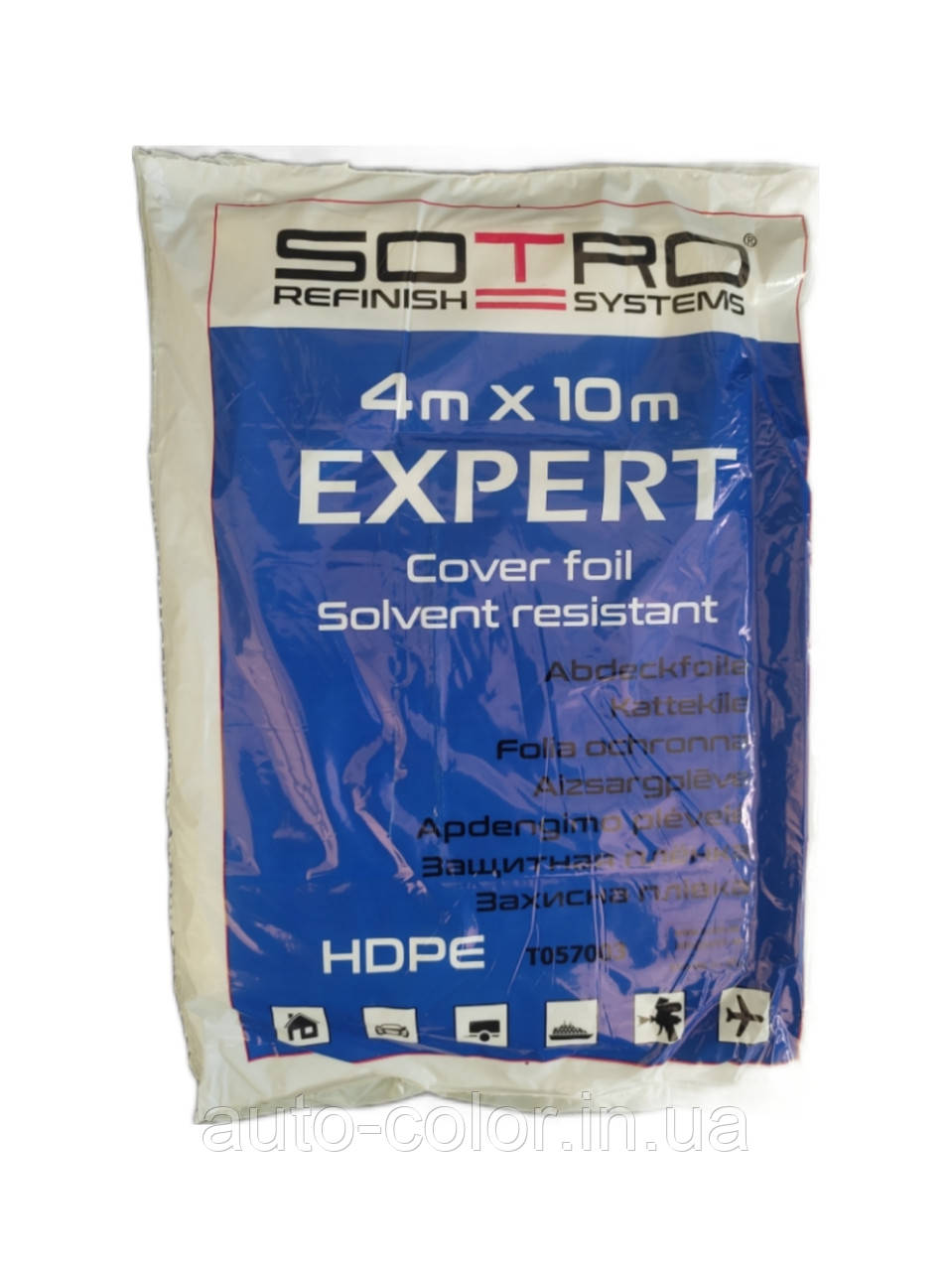 Плівка покривна HDPE 4 м x 10 м SOTRO, фото 1
