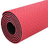 Килимок для йоги та фітнесу Power System PS-4060 TPE Yoga Mat Premium  Red (183х61х0.6), фото 3