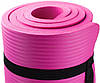 Килимок для йоги та фітнесу Power System PS-4017 NBR Fitness Yoga Mat Plus Pink (180х61х1), фото 4