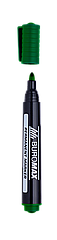 Маркер Buromax водостійкий, зелений, 2-4 мм, спиртова основа BM.8700-04