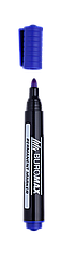 Маркер водостійкий, синій, 2-4 мм, спиртова основа  BM.8700-02