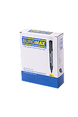 Маркер водостійкий, чорний, 2-4 мм, спиртова основа BM.8700-01 12