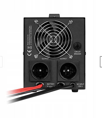 Джерело безперебійного живлення Rebel Power 500 12V/230V (300/500W) RB-4001, фото 2