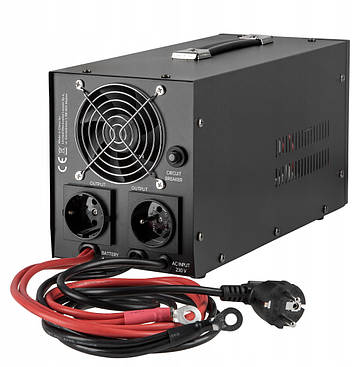 Перетворювач напруги UPS REBEL 12/230V 700/1000W (Польща), фото 3
