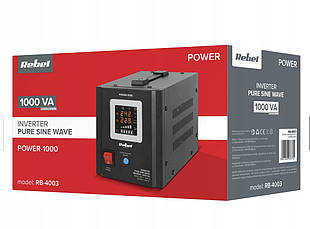 Перетворювач напруги UPS REBEL 12/230V 700/1000W (Польща), фото 5