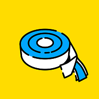 Стрічки двосторонні без основи