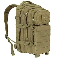 Рюкзак тактический MIL-TEC US Assault 20л койот,военный армейский прочный штурмовой полевой рюкзак для военных