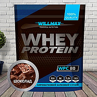 Сывороточный протеин Whey Protein 80% Willmax 920 г Шоколад