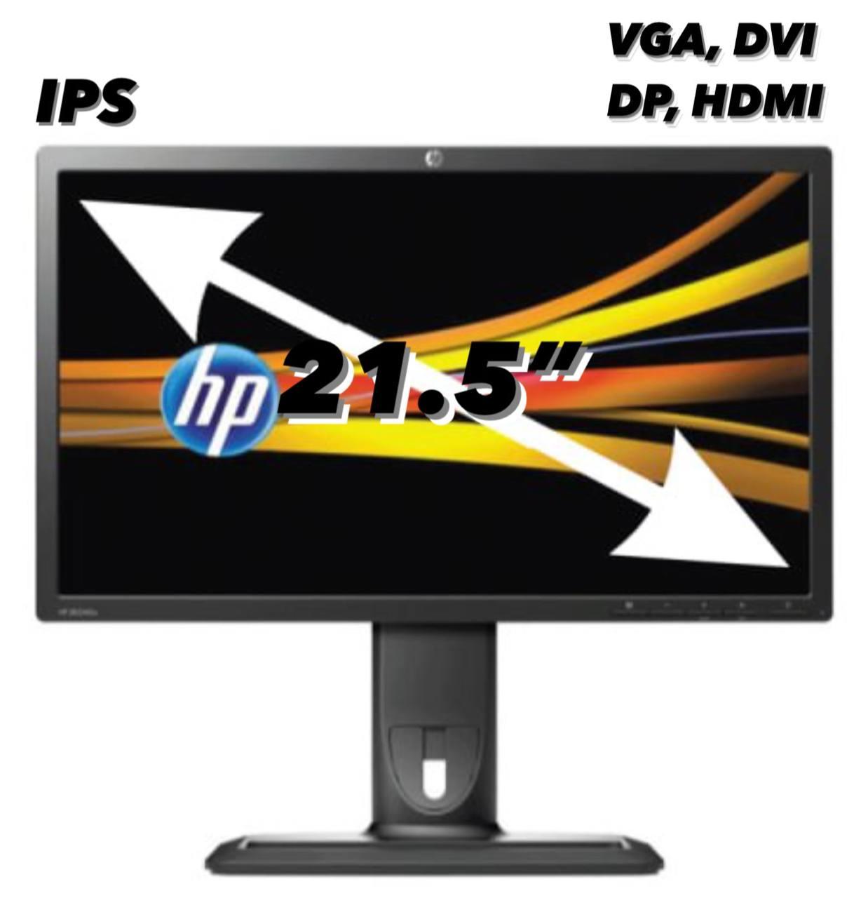 Монітор HP 21.5" ZR2240w / FHD 1920x1080 IPS LED / VGA, DVI, DP, HDMI, USB