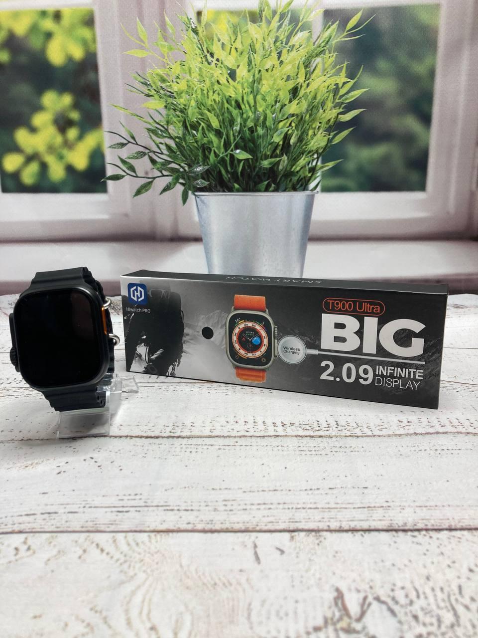 Smart Watch T900 Ultra Смарт годинник 8-го покоління AMOLED-дисплей Black