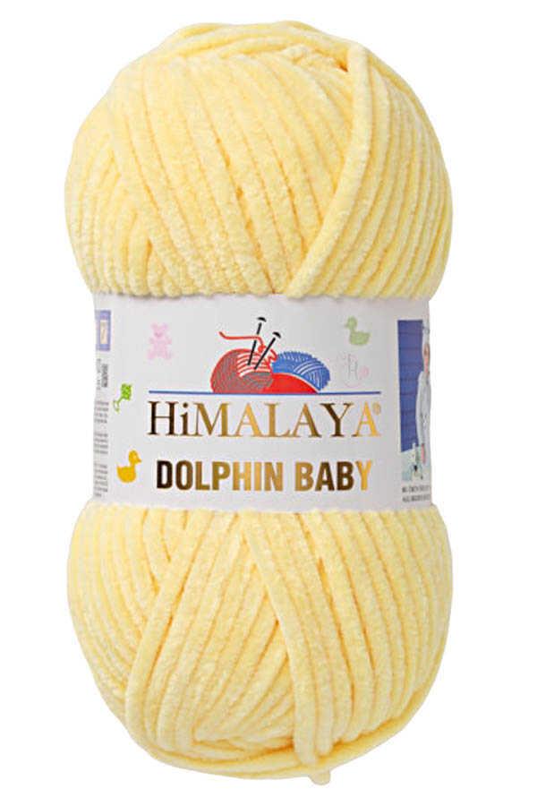 Пряжа Himalaya Dolphin Baby 80302, світло-жовтий