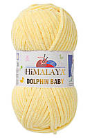 Пряжа Himalaya Dolphin Baby 80302, светло-желтый