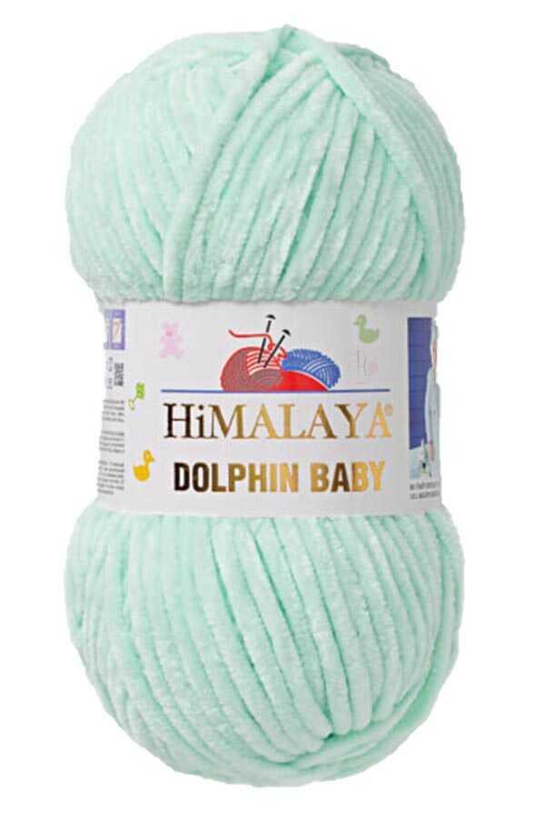 Пряжа Himalaya Dolphin Baby 80307, бліда м'ята