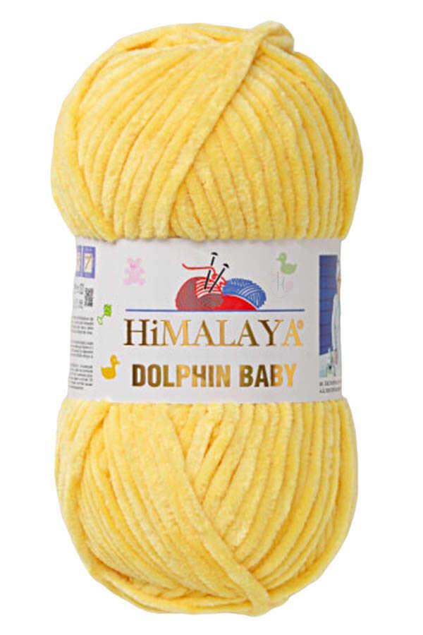Пряжа Himalaya Dolphin Baby 80313, жовтий