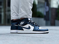 Кроссовки мужские Air Jordan 1 Mid "Armory Navy" / 554724-411