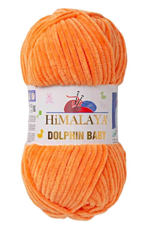 Пряжа Himalaya Dolphin Baby 80316, моркв'яний