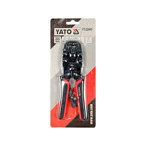 Кліщі для затискання YATO : RJ45, RJ11, RJ10, L=205mm YT-22443, фото 3