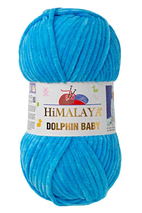 Пряжа Himalaya Dolphin Baby 80326, ярко-блакитний