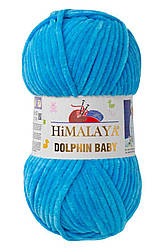 Пряжа Himalaya Dolphin Baby 80326, ярко-блакитний