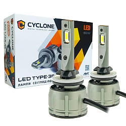 Світлодіодні лампи головного світла Cyclone Led H3 6000K type 38