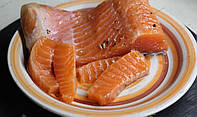 Лосось /форель філейні куски малосол власного посолу