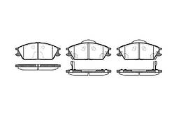 Remsa 0224.22 Гальмівні передні колодки Hyundai Accent Getz