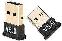 Bluetooth адаптер 5.0 для ПК, блютуз адаптер для ноутбука, мыши, клавиатуры, принтеров, динамиков, наушников