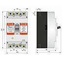 Автоматичний вимикач силовий ВА77-1-250 3п 250А 8-12In 400В Electro, фото 2