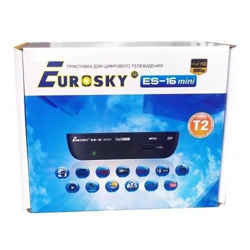 Цифровий ефірний ресивер T2 Eurosky ES-16 Mini