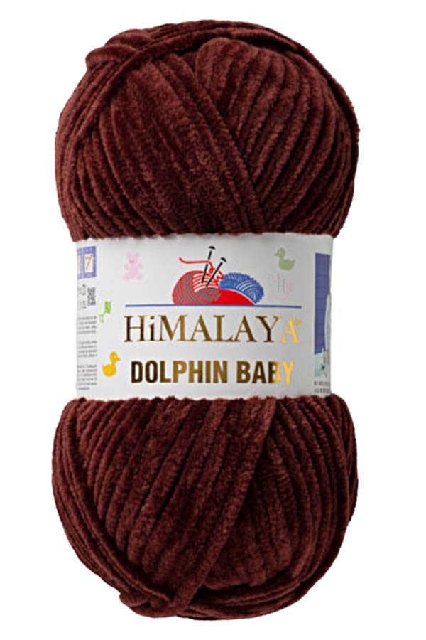Пряжа Himalaya Dolphin Baby 80336, шоколадний